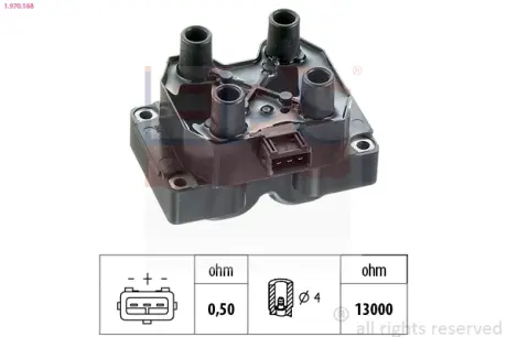 FIAT Катушка зажигания Bravo,Croma,Fiorino,Tempra,Alfa Romeo,Lancia EPS 1970168