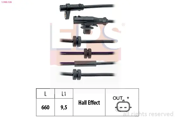 FORD Датчик ABS B-MAX 1.0-1.6 12- EPS 1960126