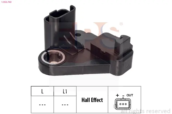 FORD Датчик импульсов B-MAX, C-MAX II, FIESTA VI, FOCUS III, LAND ROVER EPS 1953743
