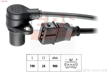 HONDA Датчик оборотов двигателя Accord V,VI,Civic VI,Freelander,Rover 200/400/600,25,45 EPS 1953180 Хонда Цивик 6