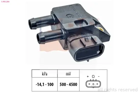 HYUNDAI Датчик отработанных газов Santa FE/i40/ix35/ix55 1,6-2,5CRDi,Mazda 6 2,2D 08-,Nissan Juke,Navara 1.6/2.5dCi EPS 1.993.284
