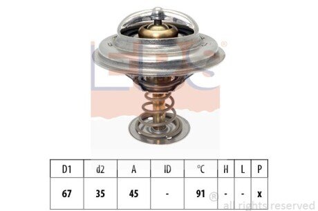 LAND ROVER Термостат без корпусу DISCOVERY V 3.0 16- eps 1879989