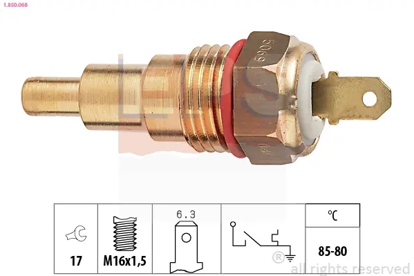 MITSUBISHI Температурный датчик включения вентилятора радиатора Lancer,Colt 84- EPS 1850068 (фото 1)