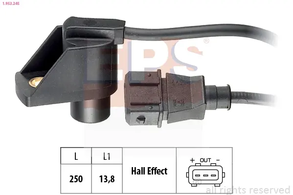 OPEL Датчик оборотов двигателя Omega B 2.5/3.0 94-,Sintra,Saab EPS 1953245