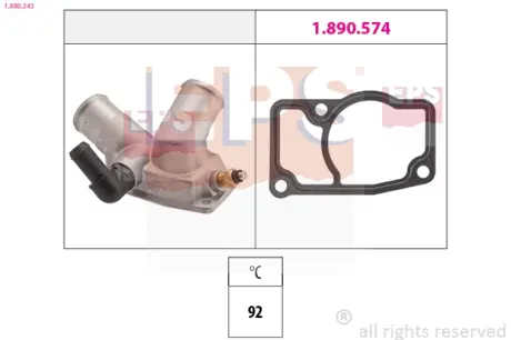 OPEL Термостат (Made in Italy!) Omega B,Vectra B 2.0 DTI EPS 1.880.343