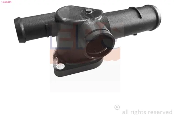 VW Фланец охолод. рідини Audi A3,Golf V,VI,Jetta III,IV,Caddy III,Passat,Touran,Skoda Octavia II 1.6/2.0 04- EPS 1660001
