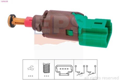 Комплект зчеплення в зборі eps 1810335 на Опель Мовано