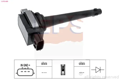 Котушка запалювання NISSAN QASHQAI 1.6 07-,MICRA K12 0 5- EPS 1970489