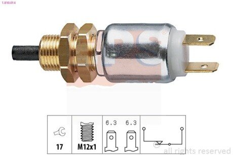 Перекл. світла "Стоп" Volvo 142-164,240-265,740-780 Bmw E30/ eps 1.810.014 на Вольво 850