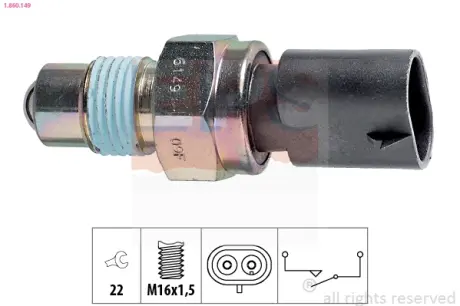 Перемикач свiтла зад.ходу Ford Transit EPS 1860149