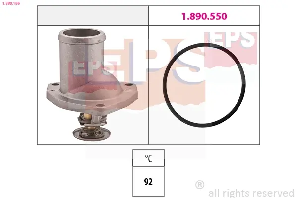 Термостат 92°C Opel Omega 1.8/1.8i EPS 1880188