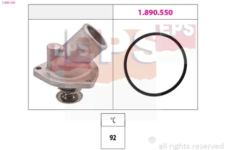 Термостат 92C Opel 1.6D/ 1.8-2.0 EPS 1880196