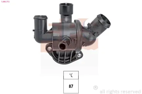 Термостат Audi A1, A3, Q3,Seat Altea/XL, Ibiza V, Leon/Skoda Octavia,Super B/VW Caddy III, Golf VI/Passat/CC, Tiguan,Touran 2.0TDI 03- EPS 1880772