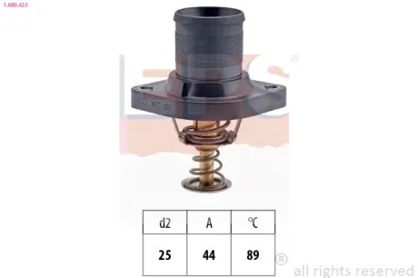 Термостат Citroen C4/Peugeot 206/307/406/407 1,8 16V-2,0 HDI(136) 99- EPS 1880423