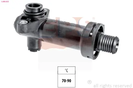 Термостат для системи AGR/EGR BMW 1.8, 2.0, 2.5, 3.0, 3.5 diesel E87, E46, E90, E91, E92, E93, E60, E61, E63, E64, E65, E66, X3, X5, X6 EPS 1880835 Бмв Х3 е83
