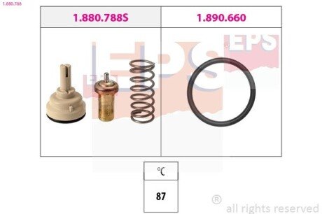 Термостат eps 1880788 на Фольксваген Поло седан