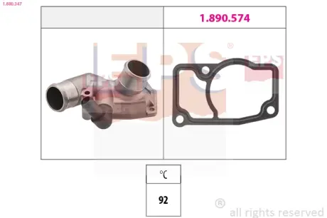 Термостат Opel 2.0 DTI (X 20 DTL) EPS 1880347