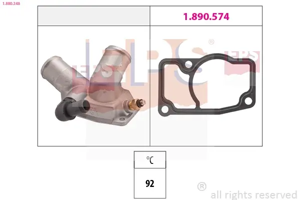 Термостат Opel Vectra 2.0 (X 20 DTH) EPS 1.880.348