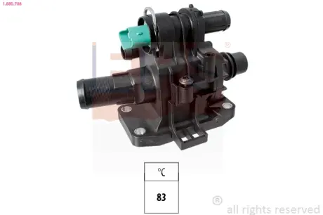 Термостат в корпусі з датч. Ford/Mazda/PSA/Volvo 1.6D/HDI/TDCI EPS 1880708