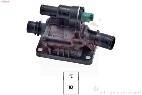 Термостат з корпусом Citroen C1 1.4 HDI 05- eps 1880486