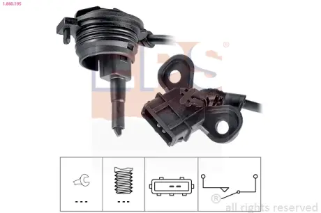 Включатель фар заднего хода Audi A4/A6/Passat 95- EPS 1.860.195
