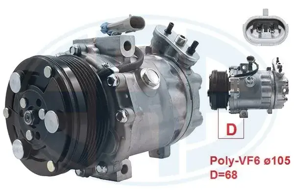Компресор кондиціонера era 670032