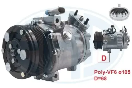 Компресор кондиціонера era 670032