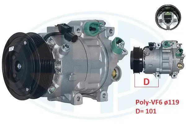 Компресор кондиціонера era 670037