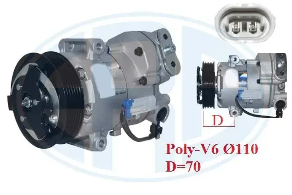 Компресор кондиціонера era 670046
