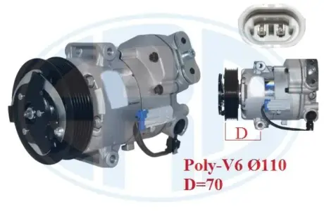 Компресор кондиціонера era 670046