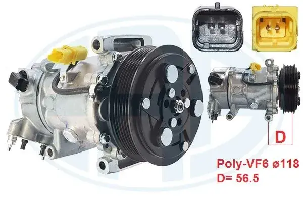 Компресор кондиціонера era 670066