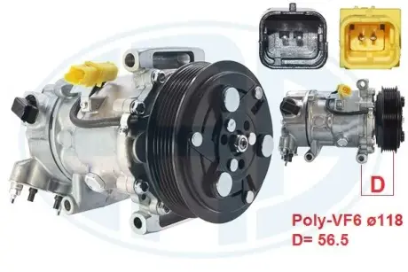 Компресор кондиціонера Era 670066