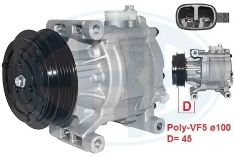 Компресор кондиціонера Era 670072