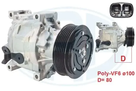 Компресор кондиціонера Era 670098