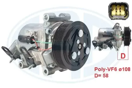 Компресор кондиціонера era 670108