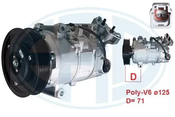 Компресор кондиціонера era 670128
