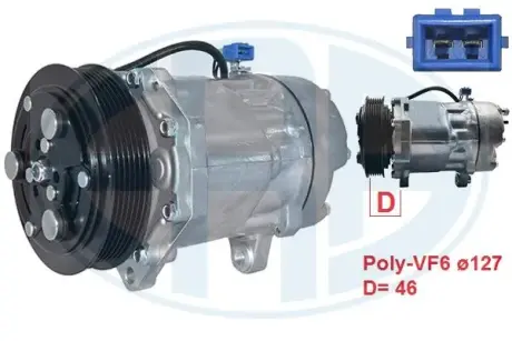 Компресор кондиціонера Era 670130