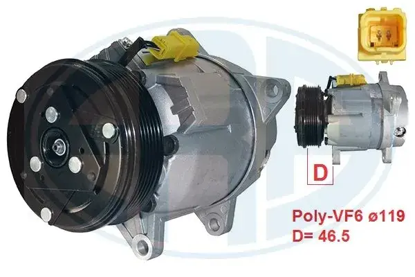 Компресор кондиціонера era 670138