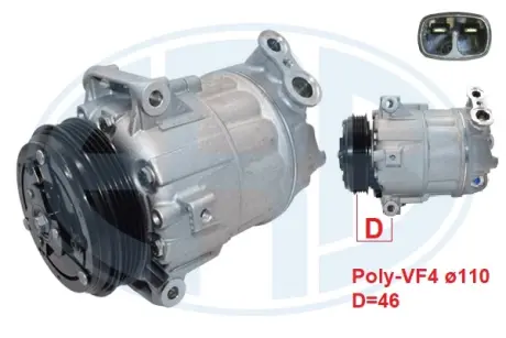 Компресор кондиціонера Era 670181