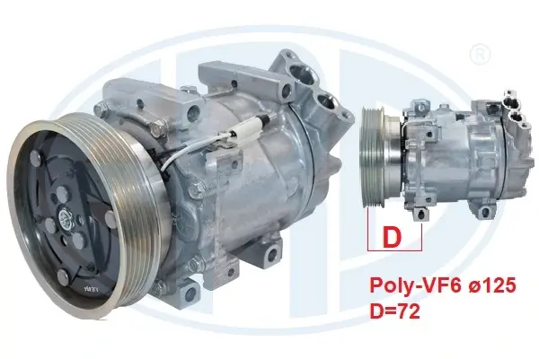 Компресор кондиціонера era 670187