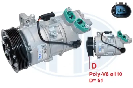 Компресор кондиціонера era 670195