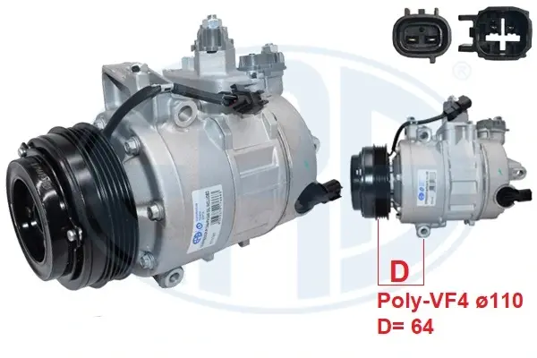 Компресор кондиціонера era 670197