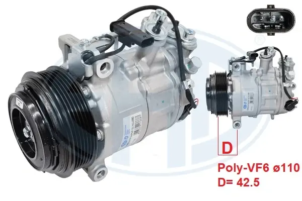 Компресор кондиціонера era 670199