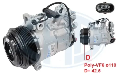 Компресор кондиціонера era 670199 Мерседес W205
