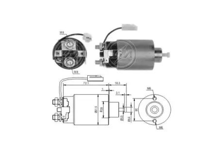 Втягуюче реле era ZM696