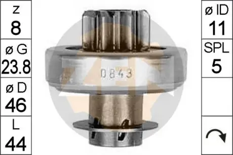 Бендикс стартера Era ZN0843