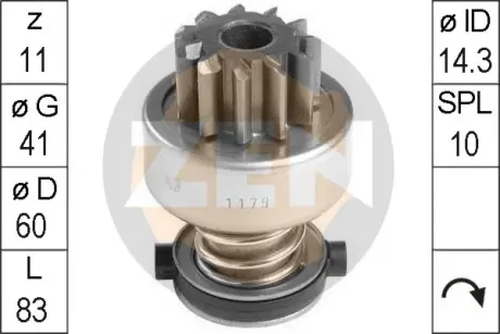 Бендикс стартера Era ZN1179