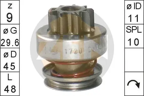 Бендикс стартера Era ZN1720