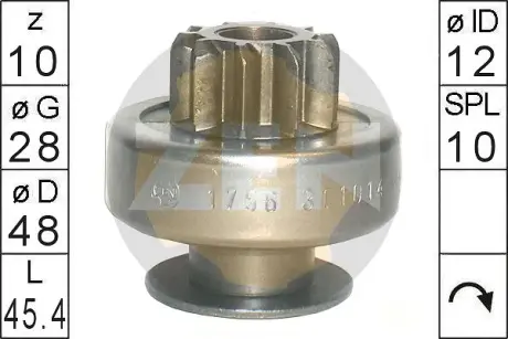 Бендикс стартера era ZN1756