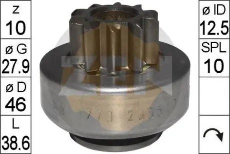 Бендикс стартера era ZN1779